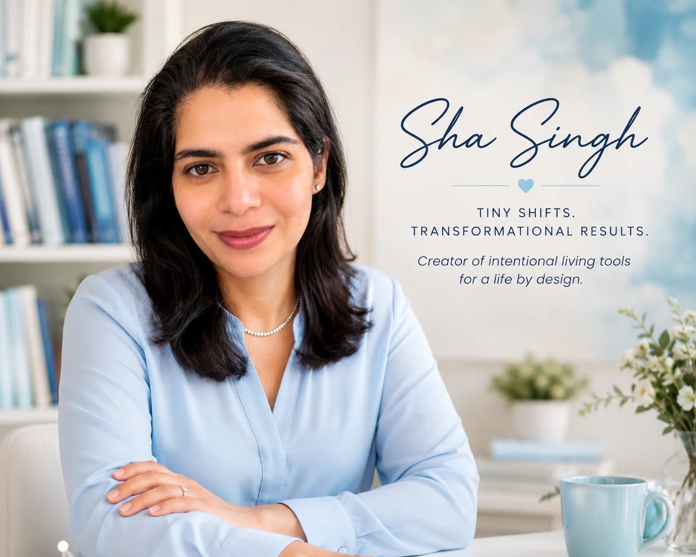 Sha Singh, creator of intentional living tools for a life by design